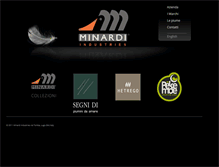 Tablet Screenshot of minardindustries.it